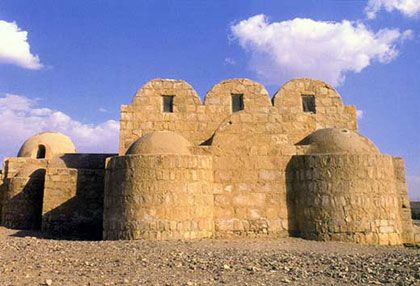 Jordan Desert castles Qasr Amra Qasr Amra Amman - Desert castles - Jordan