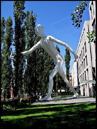 Germany Munich The Walking Man Statue The Walking Man Statue Germany - Munich - Germany