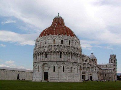 Italy Pisa  Baptistry Baptistry Tuscany - Pisa  - Italy