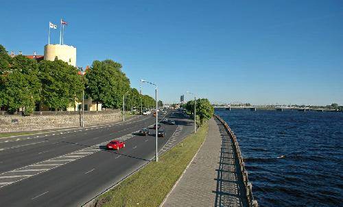 Latvia Riga  Daugava River Daugava River Riga - Riga  - Latvia