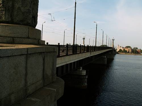 Latvia Riga  Akmens Bridge Akmens Bridge Riga - Riga  - Latvia