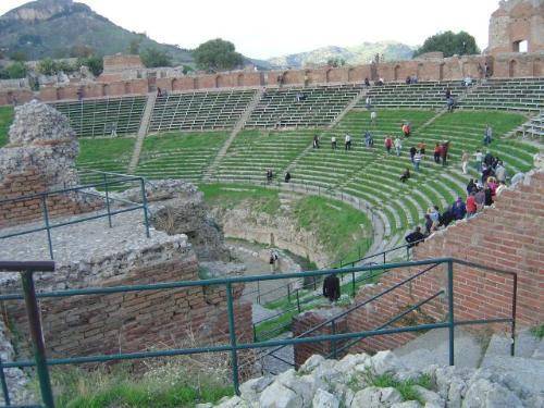 Italy CATANIA Roman Amphitheater Roman Amphitheater Sicilia - CATANIA - Italy