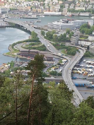 Norway Bergen  Funicular Funicular Bergen - Bergen  - Norway