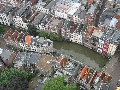 Netherlands Utrecht  Oudegracht Viejo Canal Oudegracht Viejo Canal Netherlands - Utrecht  - Netherlands