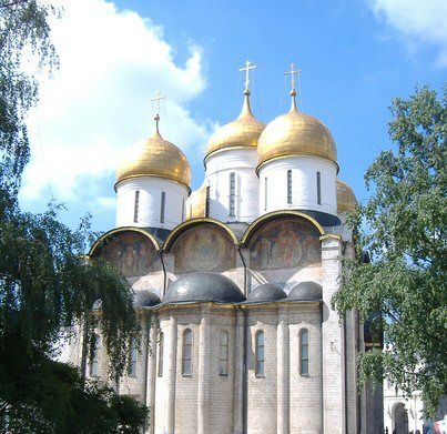 Russia Sergiyev Posad  Assumption Cathedral Assumption Cathedral Moskovskaya Oblast - Sergiyev Posad  - Russia