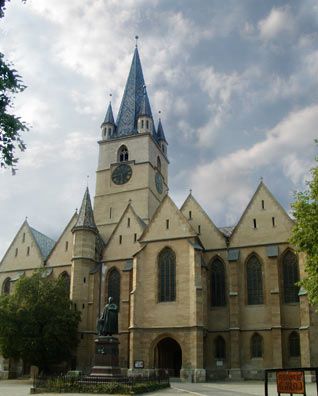 Romania Sibiu  Evangelical Church Evangelical Church Center - Sibiu  - Romania