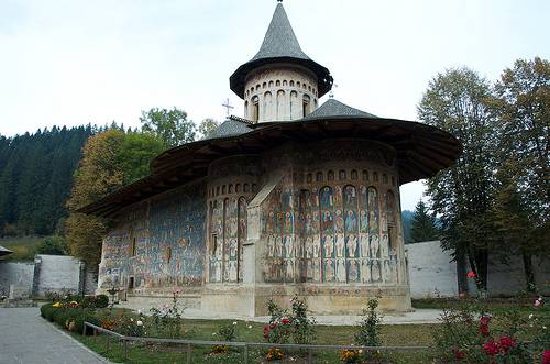 Romania Gura Humorului  Voronet Monastery  Monastery Voronet Monastery  Monastery Romania - Gura Humorului  - Romania