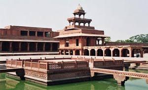 India Fatehpur Sikri Karawan Serai Karawan Serai Fatehpur Sikri - Fatehpur Sikri - India