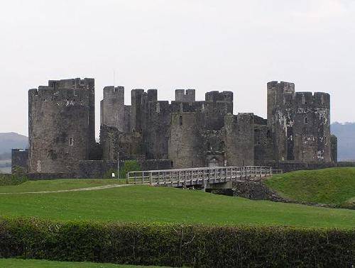 United Kingdom Cardiff  Caerphilly Castle Caerphilly Castle United Kingdom - Cardiff  - United Kingdom