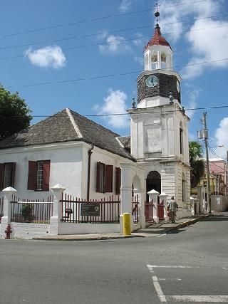 U. S. Virgin Islands Christiansted  Steeple Building Steeple Building Christiansted - Christiansted  - U. S. Virgin Islands