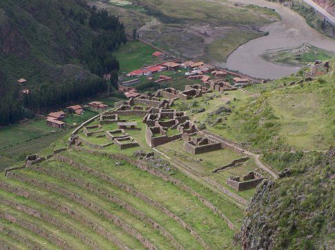 Peru Pisac Pisac Ruins Pisac Ruins South America - Pisac - Peru