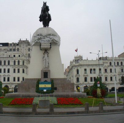 Peru Lima San Martin Square San Martin Square South America - Lima - Peru