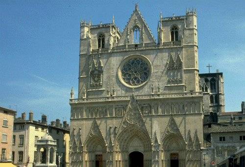 France Lyon Primitiale de Saint Jane Cathedral Primitiale de Saint Jane Cathedral France - Lyon - France