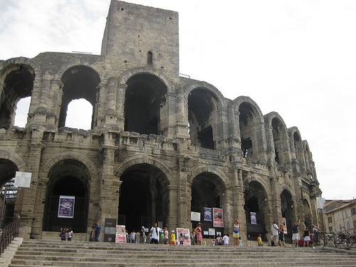 France Nimes Roman Amphitheater Roman Amphitheater France - Nimes - France