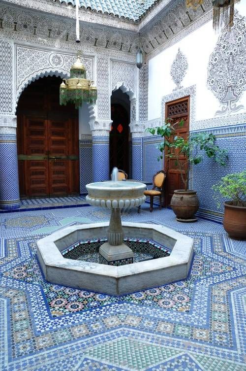 Morocco Marrakesh Sidi el Hassan Fountain Sidi el Hassan Fountain Morocco - Marrakesh - Morocco