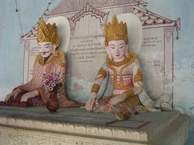 Myanmar Bagan Manuha Temple Manuha Temple Myanmar - Bagan - Myanmar