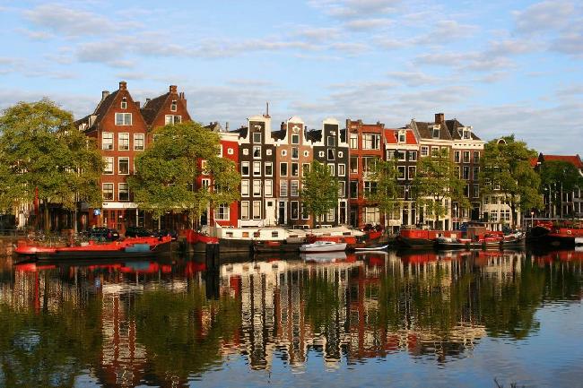 Netherlands Amsterdam The Rhine River The Rhine River Amsterdam - Amsterdam - Netherlands