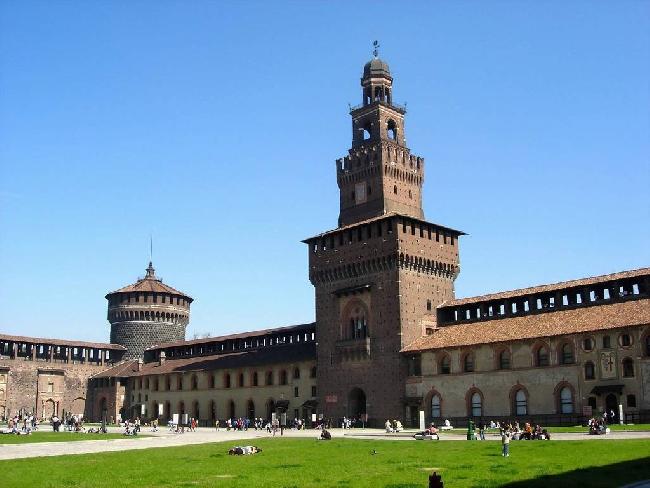 Italy Milan Castello Sforzesco Castello Sforzesco Lombardia - Milan - Italy