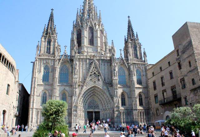 Spain Barcelona Barcelona Cathedral Barcelona Cathedral Catalonia - Barcelona - Spain