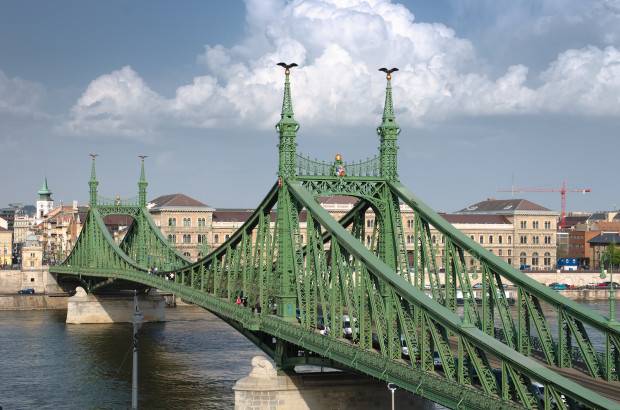 Hungary Budapest Chain Bridge Chain Bridge Hungary - Budapest - Hungary