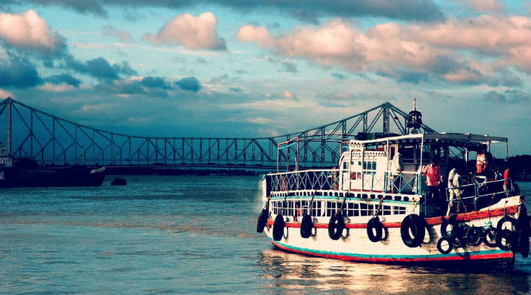 India Calcutta Howrah Bridge Howrah Bridge Kolkata - Calcutta - India
