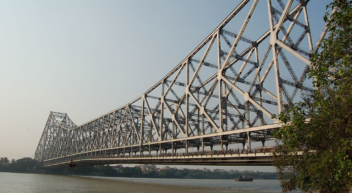 India Calcutta Howrah Bridge Howrah Bridge India - Calcutta - India