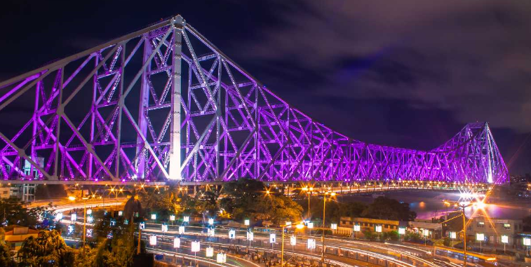 India Calcutta Howrah Bridge Howrah Bridge Calcutta - Calcutta - India