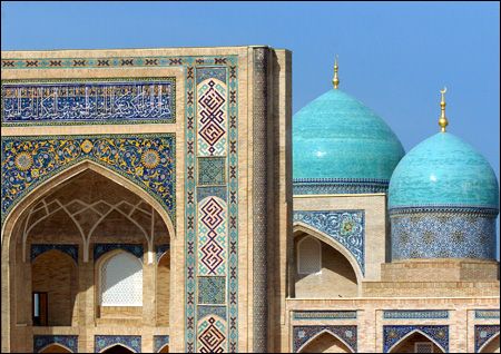 Uzbekistan Tashkent Schools, mosques and mausoleums Schools, mosques and mausoleums Uzbekistan - Tashkent - Uzbekistan