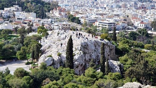 Greece Athens Areopagus hill Areopagus hill Greece - Athens - Greece