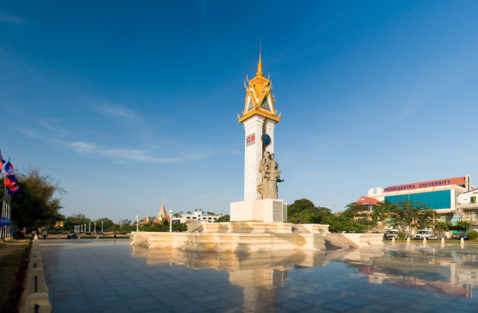 Cambodia Phnum Penh Cambodia–Vietnam Friendship Monument Cambodia–Vietnam Friendship Monument Cambodia - Phnum Penh - Cambodia