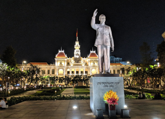 Vietnam Delta del Mekong Statue of President Ho Chi Minh Statue of President Ho Chi Minh Mekong River Delta - Delta del Mekong - Vietnam