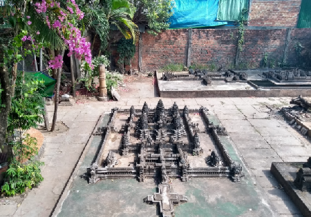 miniature replicas of angkor temples