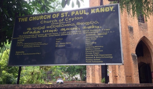 Sri Lanka Kandy Saint Paul Church Saint Paul Church Maha Nuwara - Kandy - Sri Lanka