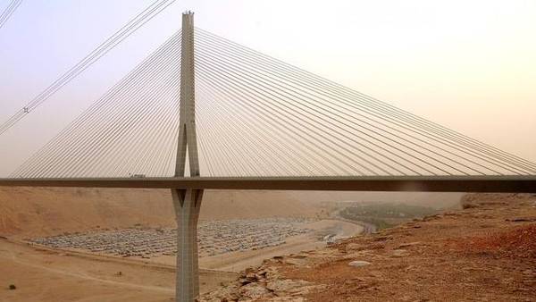 Saudi Arabia Riyadh Suspension bridge Suspension bridge Riyadh - Riyadh - Saudi Arabia