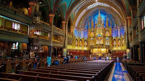 Canada Montreal Notre-Dame Basilica Notre-Dame Basilica Montreal - Montreal - Canada