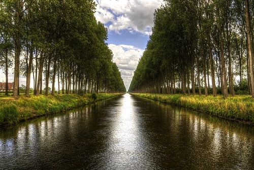 Belgium Bruges Damme Canal Damme Canal Bruges - Bruges - Belgium