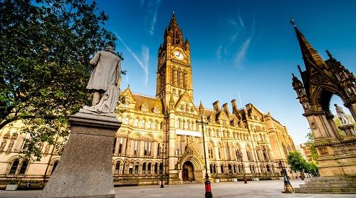 United Kingdom Manchester Town Hall Town Hall Manchester - Manchester - United Kingdom
