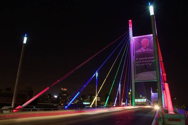 South Africa Johannesburg Nelson Mandela Bridge Nelson Mandela Bridge Johannesburg - Johannesburg - South Africa