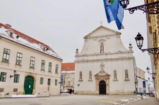 Croatia Zagreb Church of Saint Catherine Church of Saint Catherine Grad Zagreb - Zagreb - Croatia