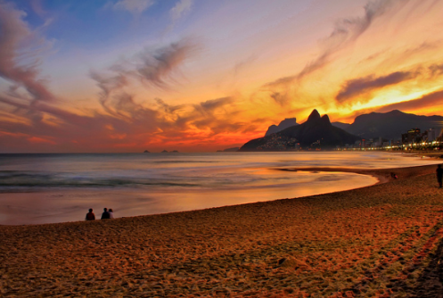 Brazil Rio De Janeiro Ipanema beach Ipanema beach South America - Rio De Janeiro - Brazil