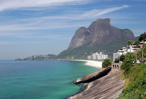 Brazil Rio De Janeiro Sao Conrado beach Sao Conrado beach Rio De Janeiro - Rio De Janeiro - Brazil