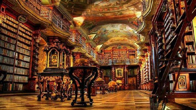 Czech Republic Prague National clementinum Library National clementinum Library Prague - Prague - Czech Republic