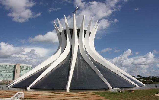 Brazil Brasilia Cathedral of Brasília Cathedral of Brasília Distrito Federal - Brasilia - Brazil