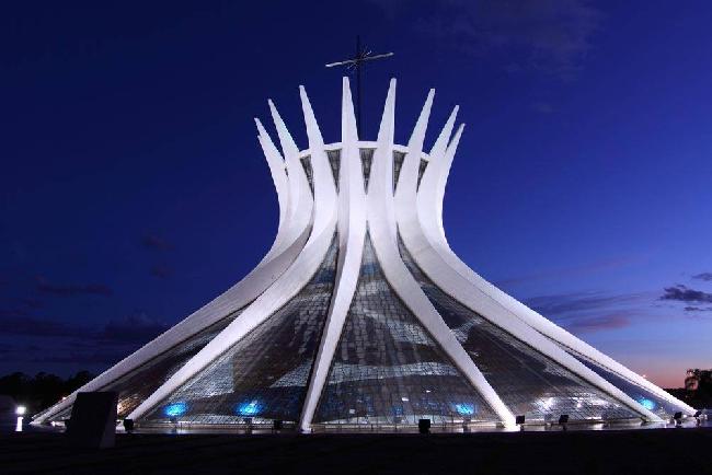 Brazil Brasilia Cathedral of Brasília Cathedral of Brasília Distrito Federal - Brasilia - Brazil