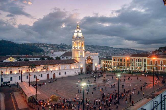 Ecuador Quito Santo Domingo Square Santo Domingo Square Ecuador - Quito - Ecuador