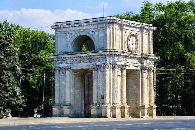 Moldova Chisinau  Triumphal arch Triumphal arch Moldova - Chisinau  - Moldova