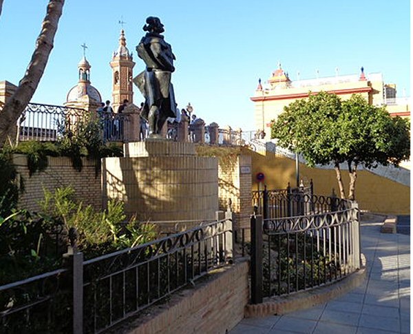 Spain Seville Juan Belmonte Monument Juan Belmonte Monument Seville - Seville - Spain