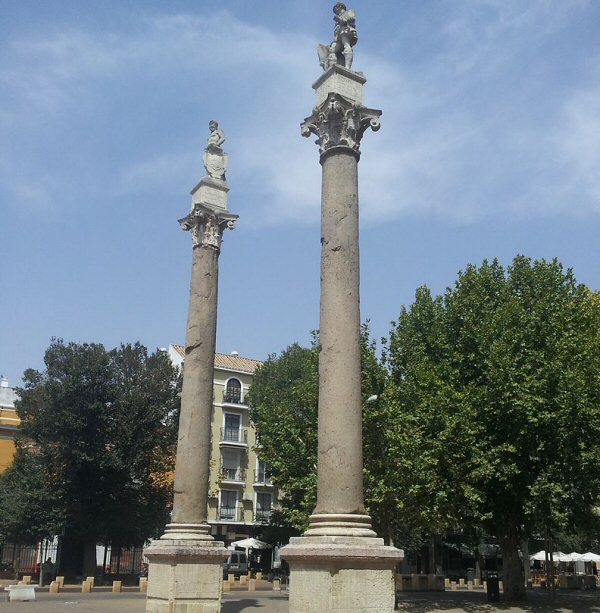 Spain Seville Roman Columns Roman Columns Seville - Seville - Spain