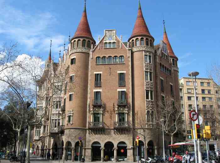 Spain Girona Casa de les Punxes Casa de les Punxes Girona - Girona - Spain