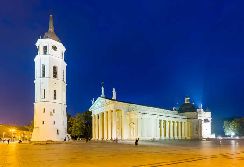 Lithuania Vilnius Cathedral Square Cathedral Square Vilnius - Vilnius - Lithuania